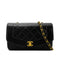 CHANEL VINTAGE DIANA SMALL CHAIN SHOULDER BAG BLACK LAMB SKIN 90268884 - PURPOSE