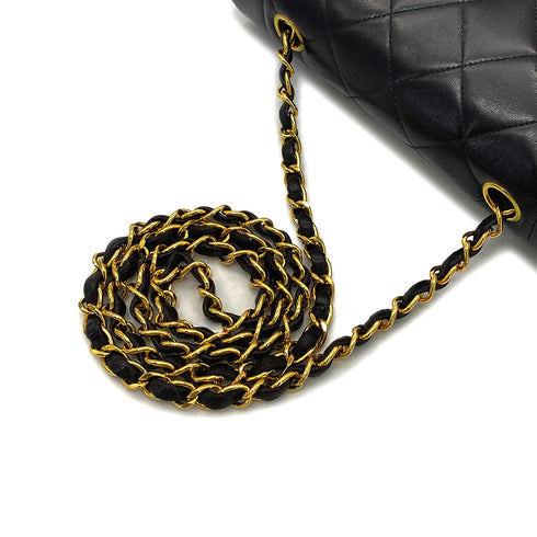 CHANEL VINTAGE DIANA SMALL CHAIN SHOULDER BAG BLACK LAMB SKIN 90268884 - PURPOSE