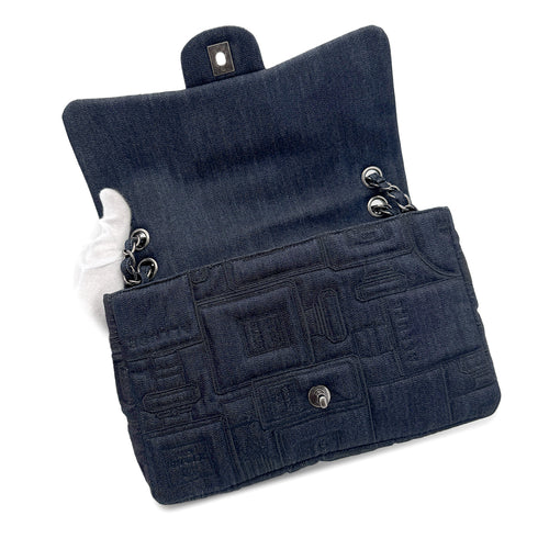 CHANEL EMBROIDERY PERFUME ALLURE CHAIN SHOULDER BAG DENIM 90268887 - PURPOSE