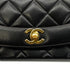 CHANEL VINTAGE DIANA MEDIUM CHAIN SHOULDER BAG BLACK LAMB SKIN 90268888 - PURPOSE