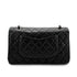 CHANEL VINTAGE CLASSIC FLAP MEDIUM CHAIN SHOULDER BAG BLACK LAMB SKIN 90268898 - PURPOSE