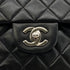 CHANEL VINTAGE CLASSIC FLAP MEDIUM CHAIN SHOULDER BAG BLACK LAMB SKIN 90268898 - PURPOSE