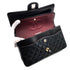 CHANEL VINTAGE CLASSIC FLAP MEDIUM CHAIN SHOULDER BAG BLACK LAMB SKIN 90268898 - PURPOSE