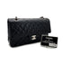 CHANEL VINTAGE CLASSIC FLAP MEDIUM CHAIN SHOULDER BAG BLACK LAMB SKIN 90268898 - PURPOSE