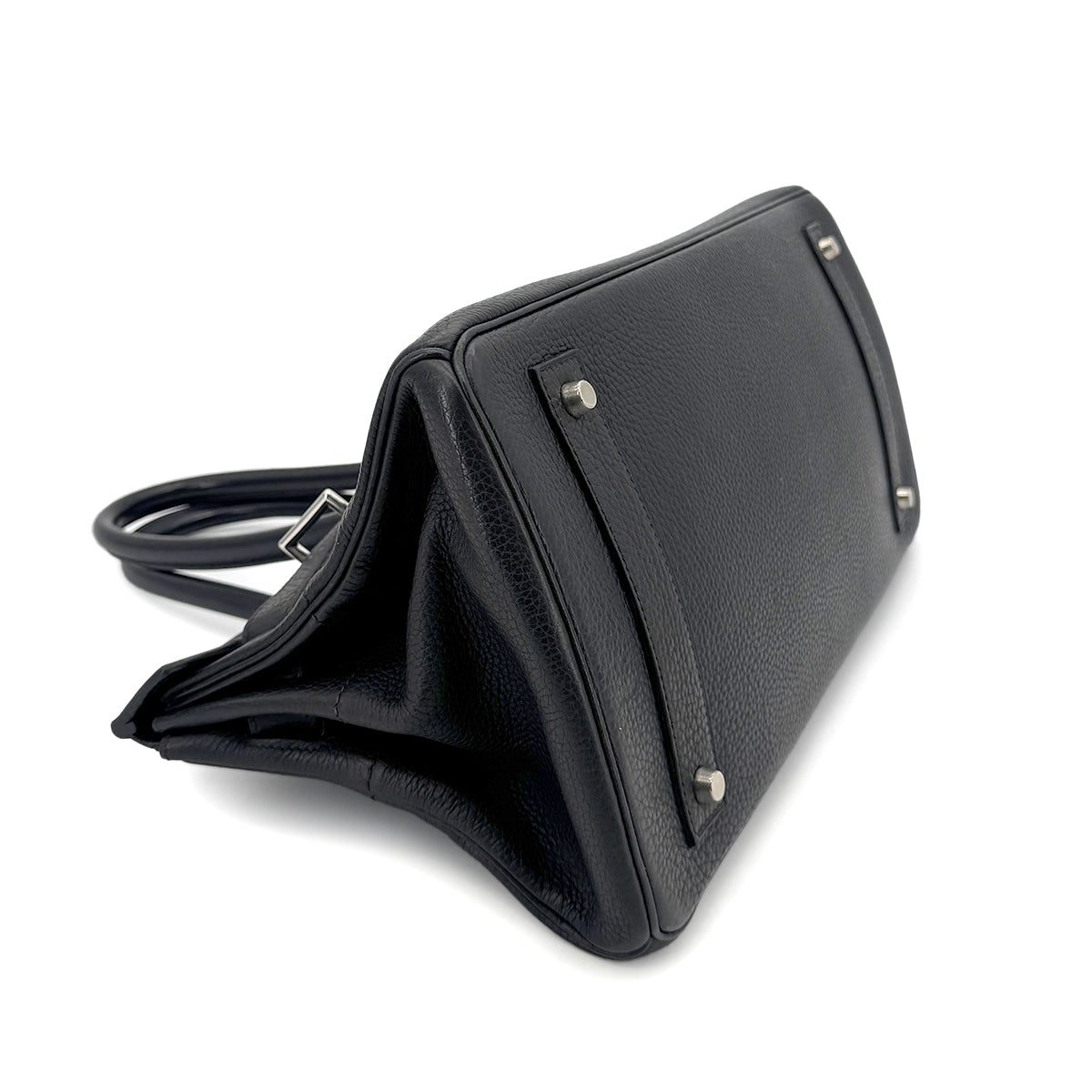HERMES SHOULDER BIRKIN 42 BLACK TAURILLON CLEMENCE HAND BAG □I SHW 90268901