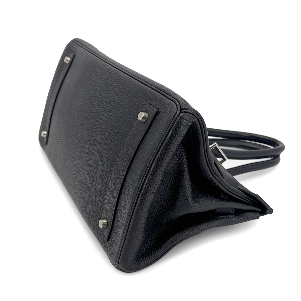HERMES SHOULDER BIRKIN 42 BLACK TAURILLON CLEMENCE HAND BAG □I SHW 90268901