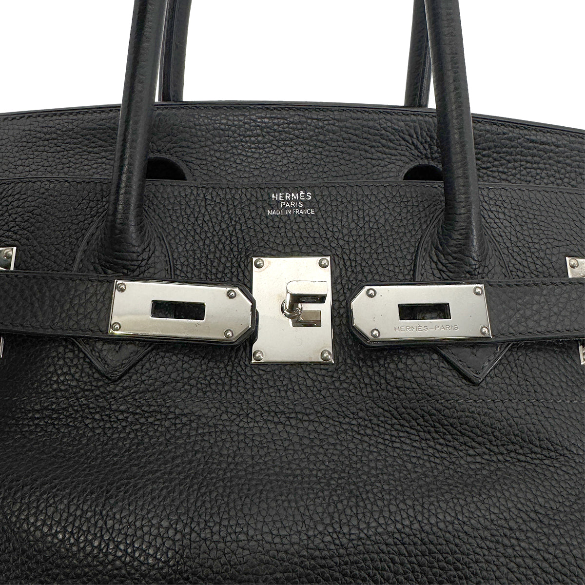 HERMES SHOULDER BIRKIN 42 BLACK TAURILLON CLEMENCE HAND BAG □I SHW 90268901