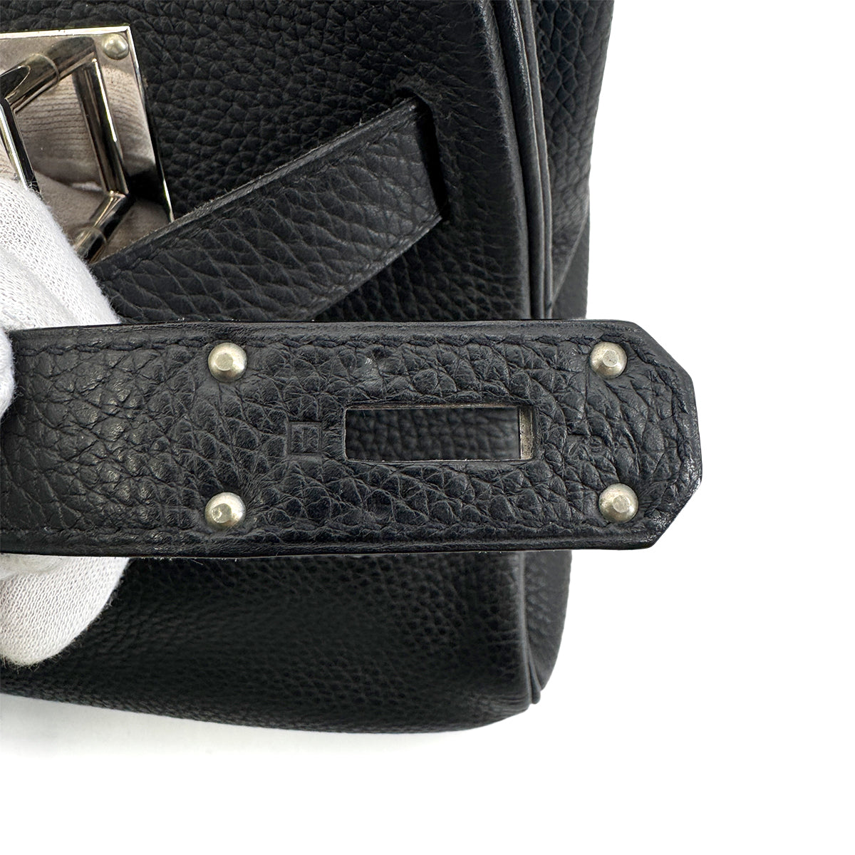 HERMES SHOULDER BIRKIN 42 BLACK TAURILLON CLEMENCE HAND BAG □I SHW 90268901