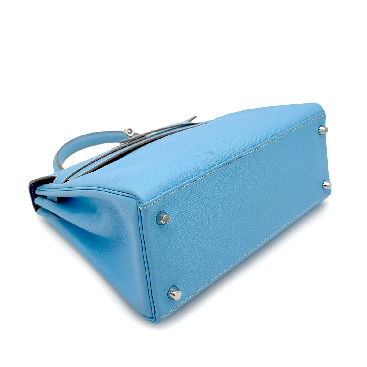 HERMES CANDY KELLY 28 RETOURNE CELESTE MYKONOS EPSOM HAND SHOULDER BAG □O SHW 90269036