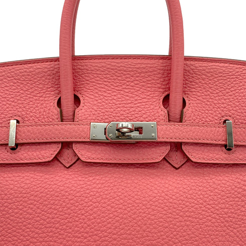 HERMES BIRKIN 25 ROSE LIPSTICK TOGO HAND BAG □Q SHW 90269037 - PURPOSE