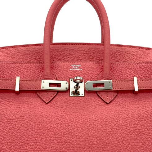HERMES BIRKIN 25 ROSE LIPSTICK TOGO HAND BAG □Q SHW 90269037 - PURPOSE