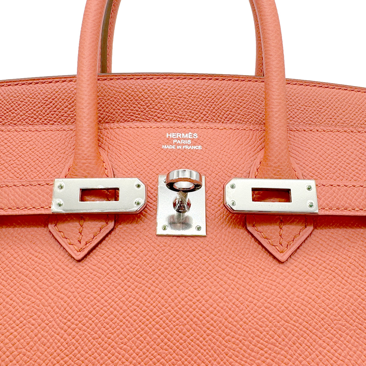 HERMES BIRKIN 25 MANGO VEAU EPSOM HAND BAG □R SHW 90269038