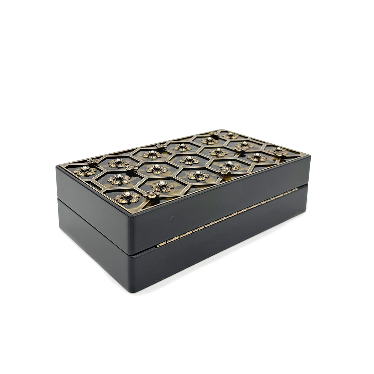 CHANEL BOX CHAIN SHOULDER BAG BLACK 90269063