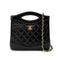 CHANEL VINTAGE 2WAY HAND CHAIN SHOULDER BAG BLACK LAMB SKIN 90269080 - PURPOSE