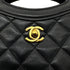 CHANEL VINTAGE 2WAY HAND CHAIN SHOULDER BAG BLACK LAMB SKIN 90269080 - PURPOSE