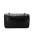 CHANEL VINTAGE FULL FLAP CHAIN SHOULDER BAG BLACK LAMB SKIN 90269094 - PURPOSE