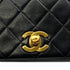 CHANEL VINTAGE FULL FLAP CHAIN SHOULDER BAG BLACK LAMB SKIN 90269094 - PURPOSE