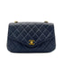CHANEL VINTAGE MATELASSE CHAIN SHOULDER BAG NAVY LAMB SKIN 90269101 - PURPOSE