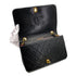 CHANEL VINTAGE FULL FLAP CHAIN SHOULDER BAG BLACK LAMB SKIN 90269118 - PURPOSE