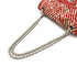 CHANEL VINTAGE CHAIN SHOULDER BAG RED TWEED 90269176 - PURPOSE