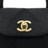 CHANEL VINTAGE TURN LOCK HAND BAG FABRIC BLACK 90269178 - PURPOSE