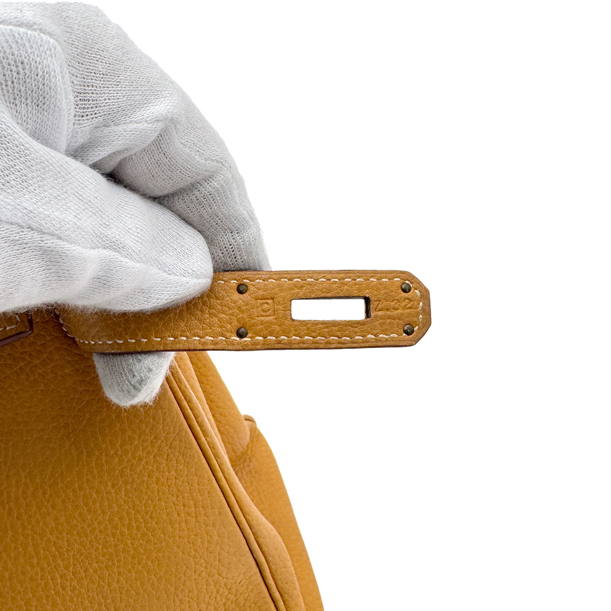 HERMES KELLY 28 RETOURNE NATURAL FJORD HAND SHOULDER BAG □C GHW 90269179