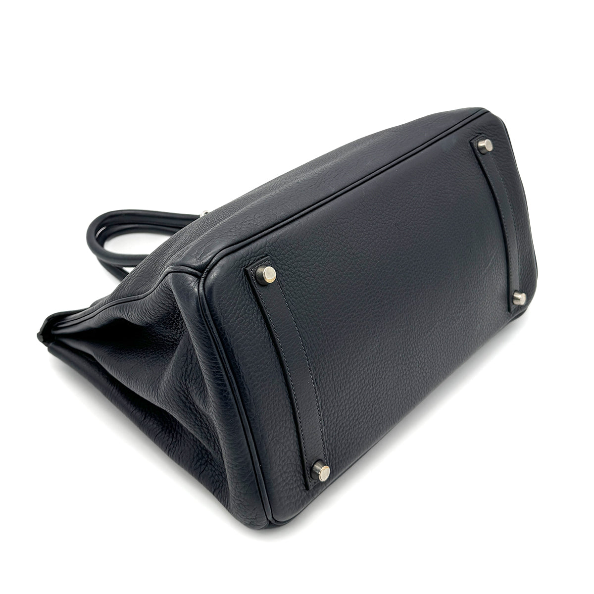 HERMES BIRKIN 35 BLUE INDIGO TOGO HAND BAG □G SHW 90269180