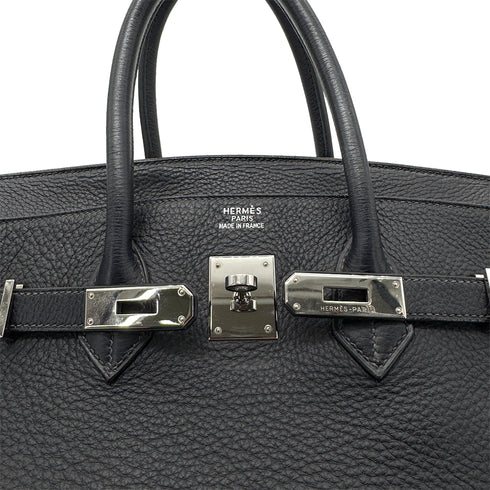HERMES BIRKIN 35 BLUE INDIGO TOGO HAND BAG □G PALLADIUM HARDWARE 90269180 - PURPOSE