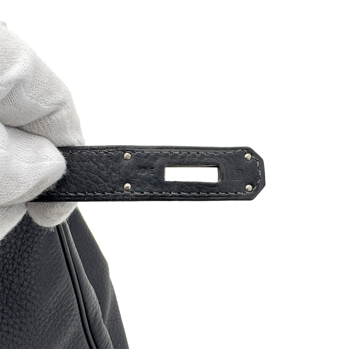 HERMES BIRKIN 35 BLUE INDIGO TOGO HAND BAG □G SHW 90269180