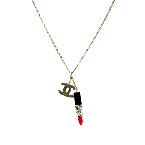 CHANEL NECKLACE COCOMARK LIPSTICK MOTIF ACCESSORY 04A 90269229 - PURPOSE