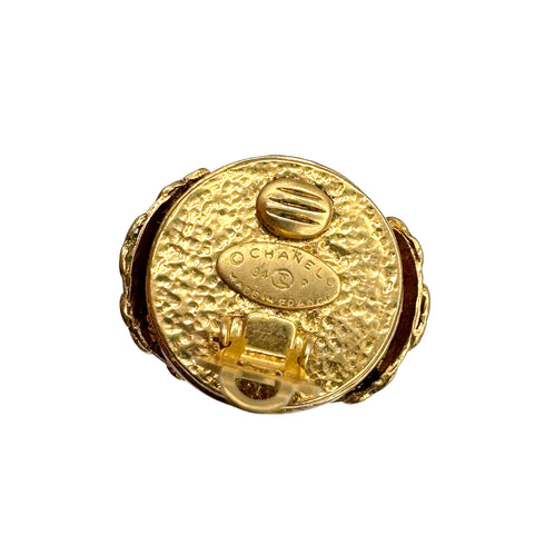 CHANEL VINTAGE EARRINGS COCOMARK ROUND ACCESSORY 94P 90269230 - PURPOSE