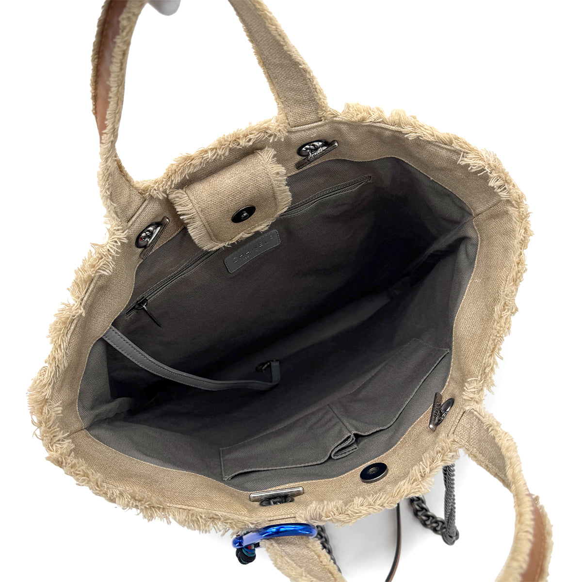CHANEL GRAFFITI BRICOLAGE TOTE SHOULDER BAG CANVAS A92317 90269242