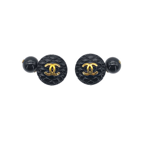 CHANEL VINTAGE CUFFLINKS COCOMARK ACCESSORY 95P 90269244 - PURPOSE