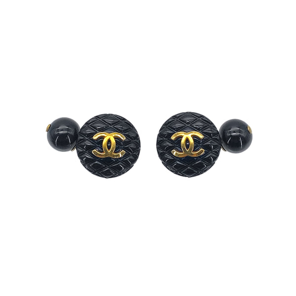 CHANEL VINTAGE CUFFLINKS COCOMARK ACCESSORY 95P 90269244 - PURPOSE