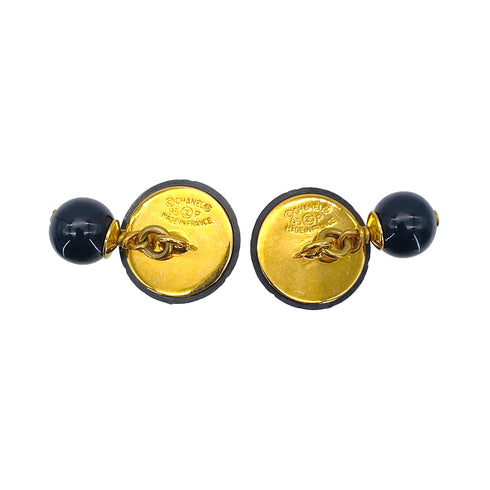CHANEL VINTAGE CUFFLINKS COCOMARK ACCESSORY 95P 90269244 - PURPOSE