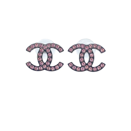 CHANEL EARRINGS RHINESTONE COCOMARK ACCESSORY B17K 90269247