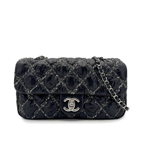 CHANEL PARIS-BYZANCE CHAIN SHOULDER BAG BLACK NYLON 90269255 - PURPOSE