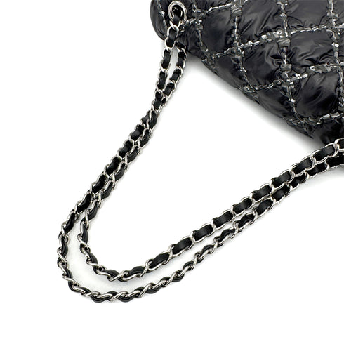 CHANEL PARIS-BYZANCE CHAIN SHOULDER BAG BLACK NYLON 90269255 - PURPOSE