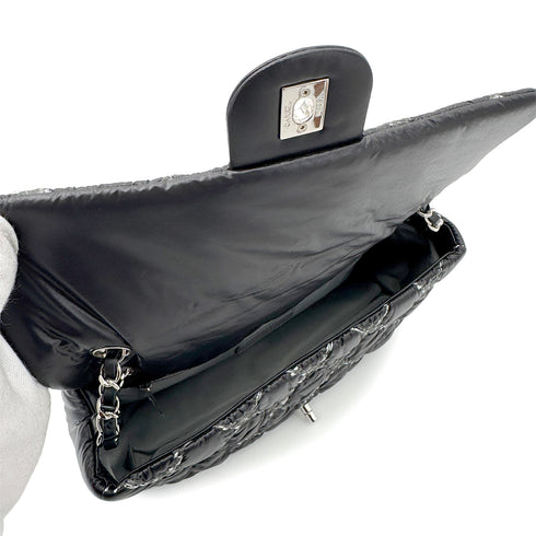 CHANEL PARIS-BYZANCE CHAIN SHOULDER BAG BLACK NYLON 90269255 - PURPOSE