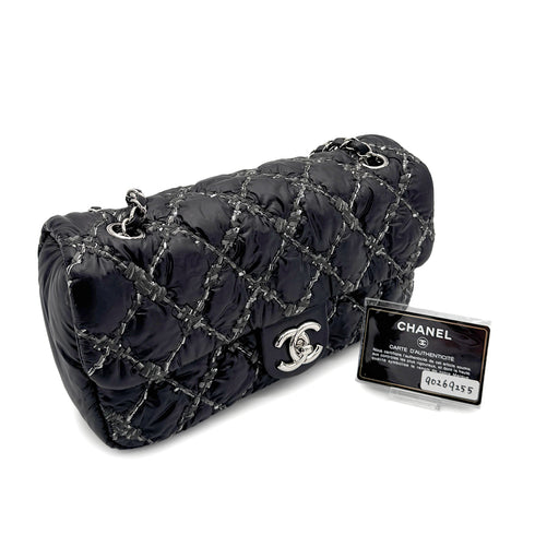CHANEL PARIS-BYZANCE CHAIN SHOULDER BAG BLACK NYLON 90269255 - PURPOSE