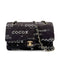 CHANEL VINTAGE CLASSIC FLAP MEDIUM CHAIN SHOULDER BAG BLACK CANVAS 90269266 - PURPOSE