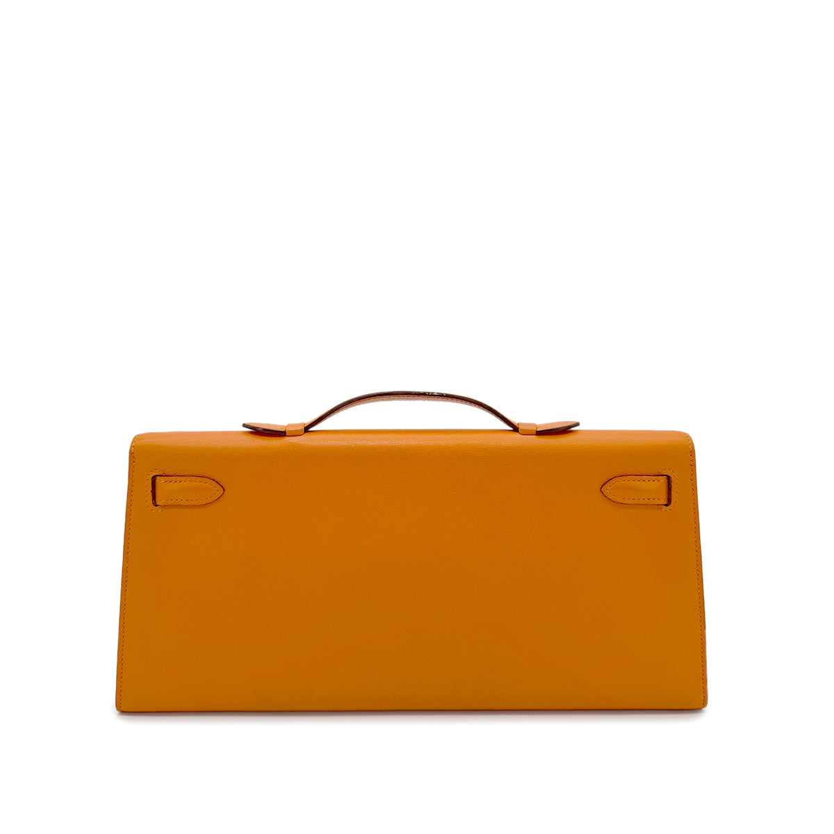 HERMES KELLY CUT ORANGE EVERCOLOR HAND BAG □K SHW 90269588