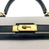 HERMES KELLY 28 BLACK BOXCALF TOILE H HAND SHOULDER BAG 2002 SQUARE F GOLD HARD WARE 90269596 - PURPOSE