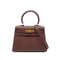 HERMES MINI KELLY 20 SELLIER BROWN COUCHEVEL SHOULDER BAG 〇V GHW 90269597 - PURPOSE
