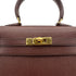 HERMES MINI KELLY 20 SELLIER BROWN COUCHEVEL SHOULDER BAG 〇V GHW 90269597 - PURPOSE