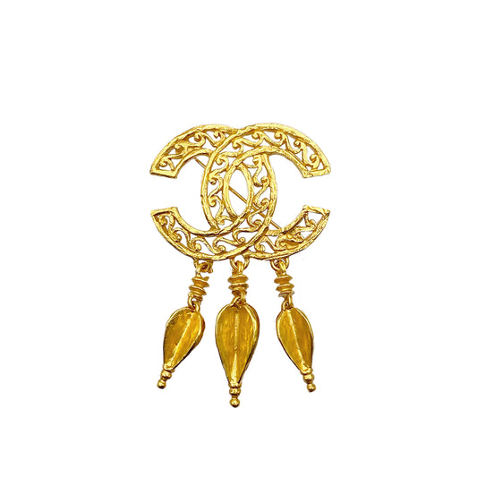 CHANEL VINTAGE COCOMARK DREAM CATCHER BROOCH ACCESSORY 95A 90269633
