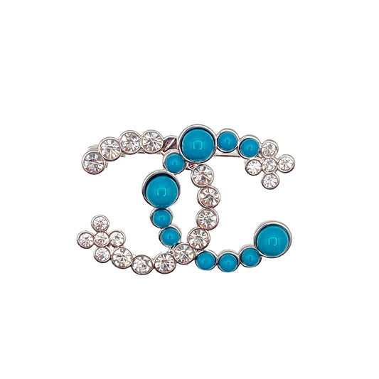 CHANEL COCOMARK BROOCH RHINESTONE ACCESSORY B23A 90269643