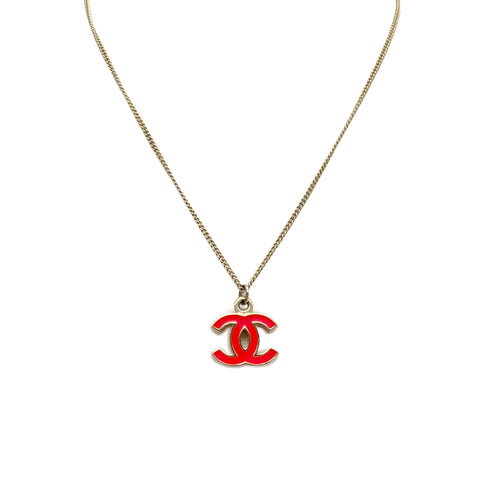 CHANEL NECKLACE COCOMARK PINK ACCESSORY 04A 90269650 - PURPOSE
