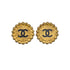 CHANEL VINTAGE EARRINGS ROUND COCOMARK ACCESSORY 94P 90269655