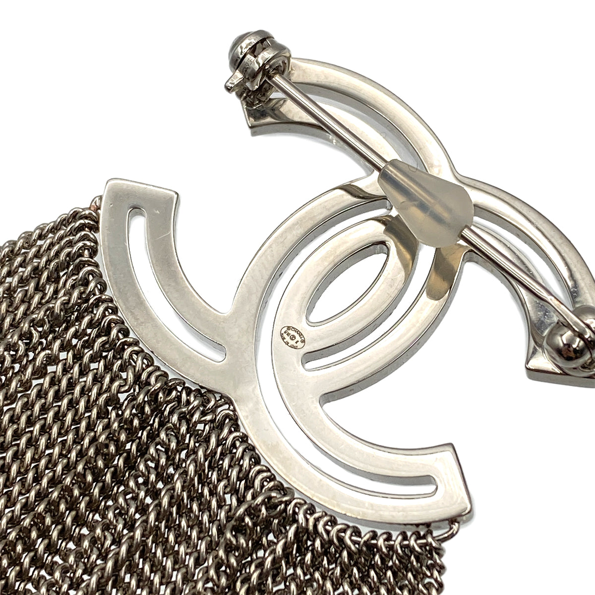 CHANEL BROACH COCOMARK RHINESTONE FRINGE ACCESSORY B16K 90269658